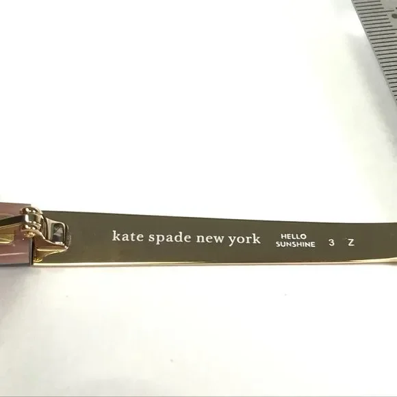 Kate Spade Sunglasses ANNJANETTE/S 0T4LA Gold Pink Tortoise Frames Brown Lens - Picture 11 of 11